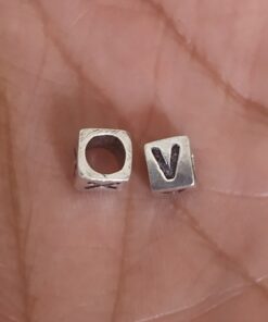 Sterling Silver "V" Bead