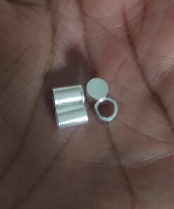 Sterling Silver Double Tube 4mm Inner Diameter