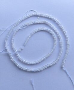 2mm Faceted Rainbow Moonstone Cube Beads approx 36 cms string length