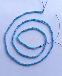 2mm Iolite Faceted Round Beads approx 36 cms string length