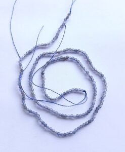 2mm Labrodorite Faceted Round Beads approx 36 cms string length