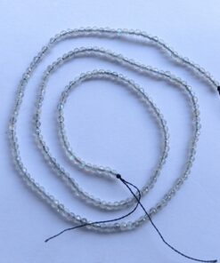 2mm Rainbow Moonstone Faceted Round Beads approx 36 cms string length